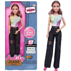 Anlily Smådukker>Jeans Brunette