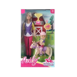 Anlily Smådukker>med Kiki og ponny