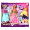 Anlily Smådukker>med prinsessekjoler