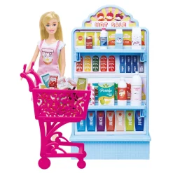 Anlily Smådukker>med shoppingsett