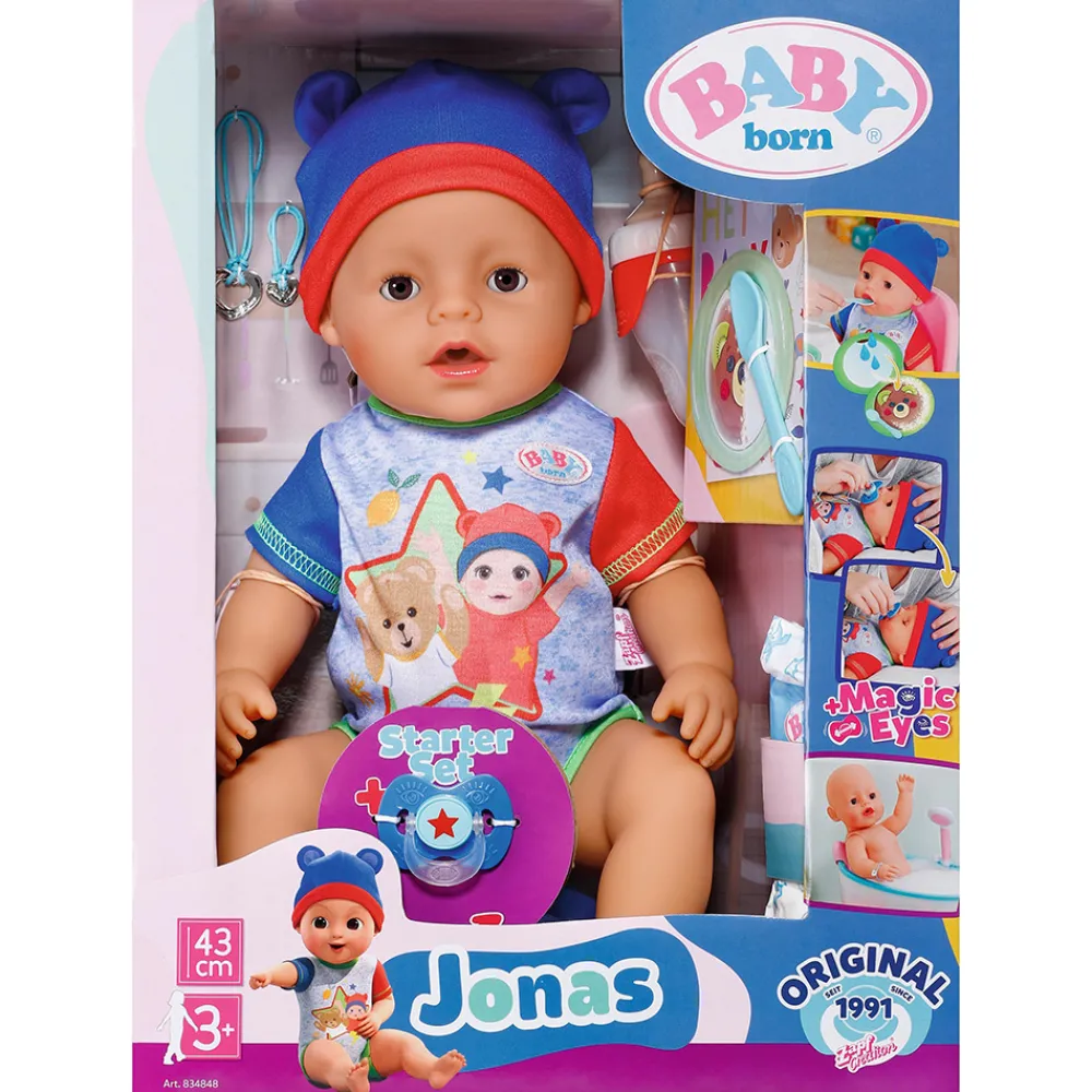 Baby Born Babydukker>- Dukke Jonas 43 cm