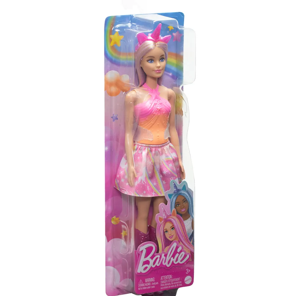 Barbie Smådukker>Core Unicorn Doll with pink hair