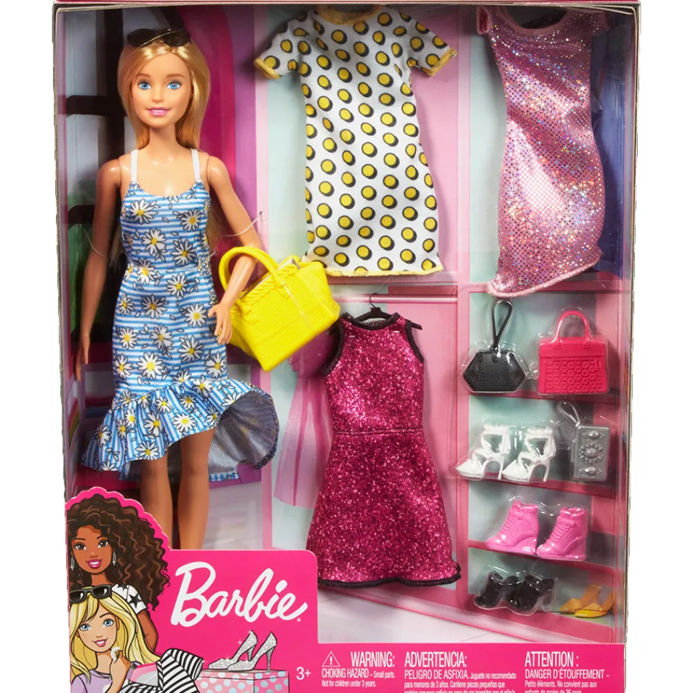Barbie Smådukker>Doll & Party Fashions