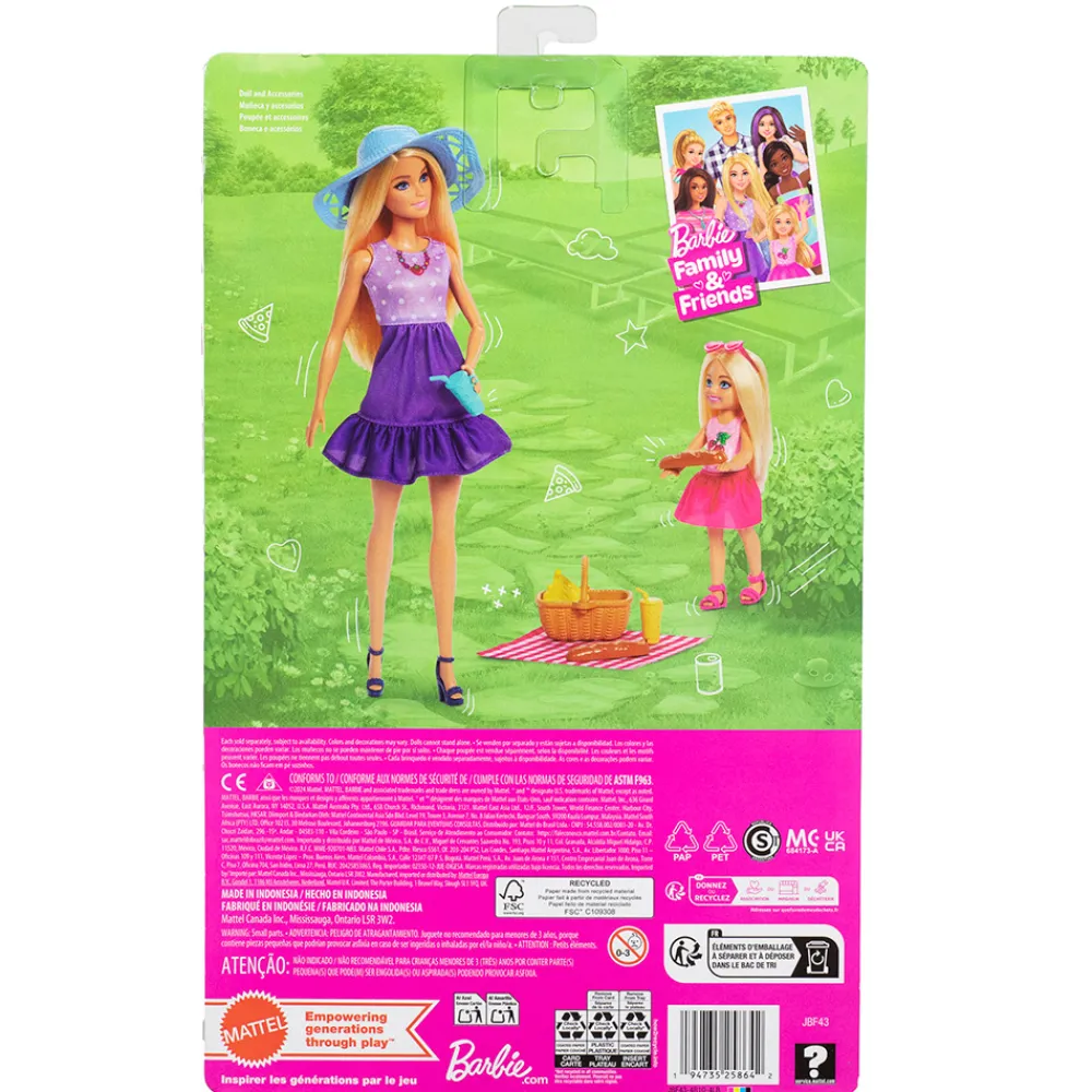 Barbie Smådukker>Family & Friends Dolls