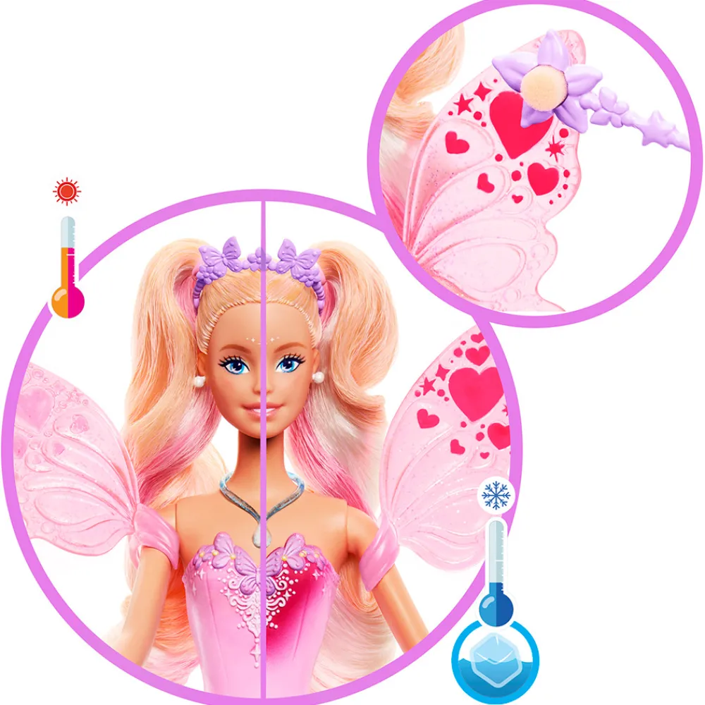 Barbie Smådukker>Fantasy Color Change Fairy