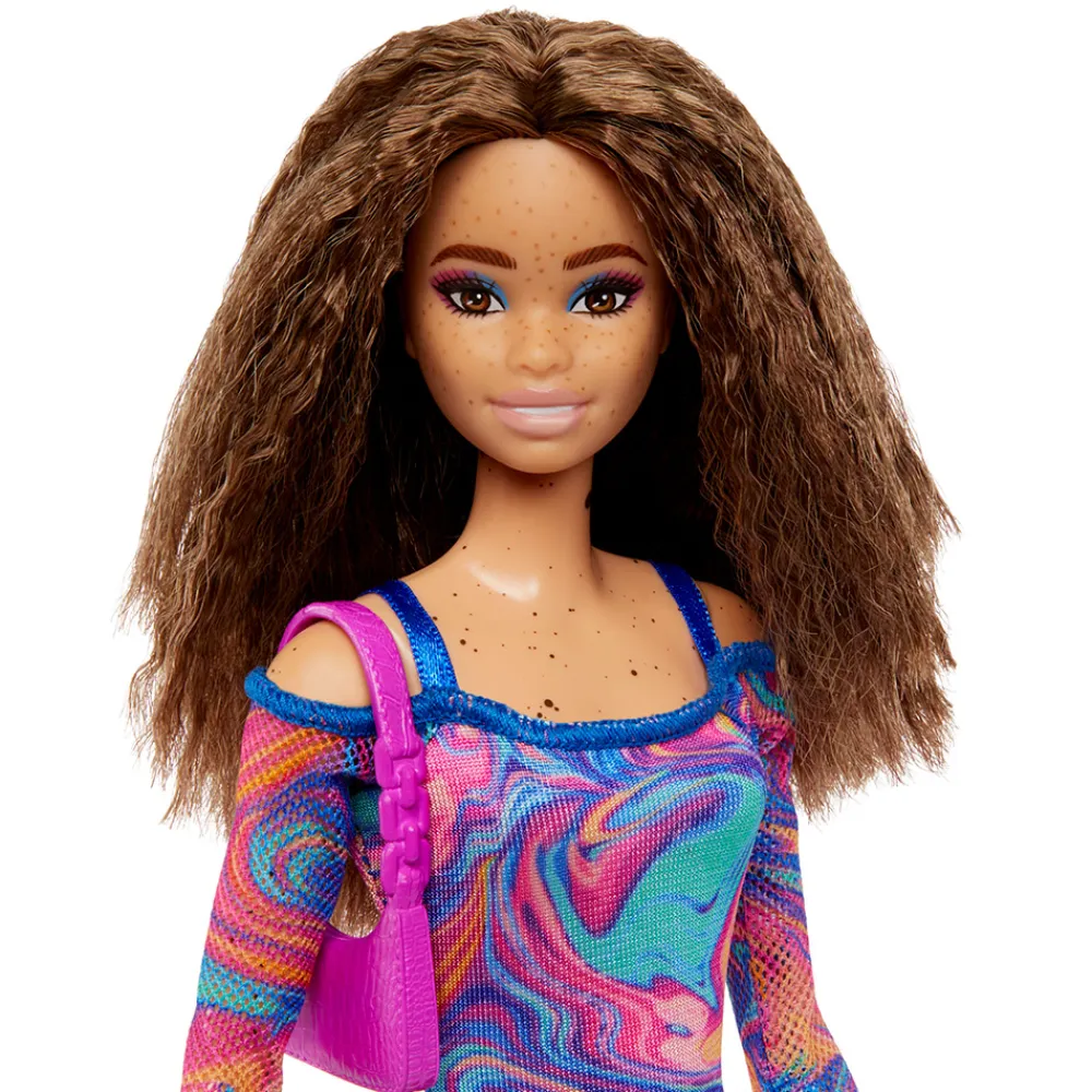 Barbie Smådukker>Fashionista Doll Rainbow Marble Swirl
