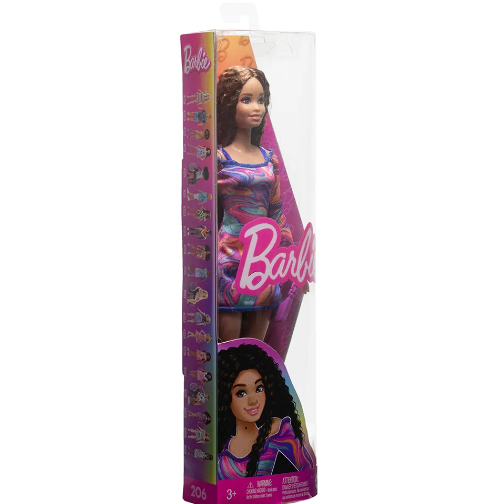 Barbie Smådukker>Fashionista Doll Rainbow Marble Swirl