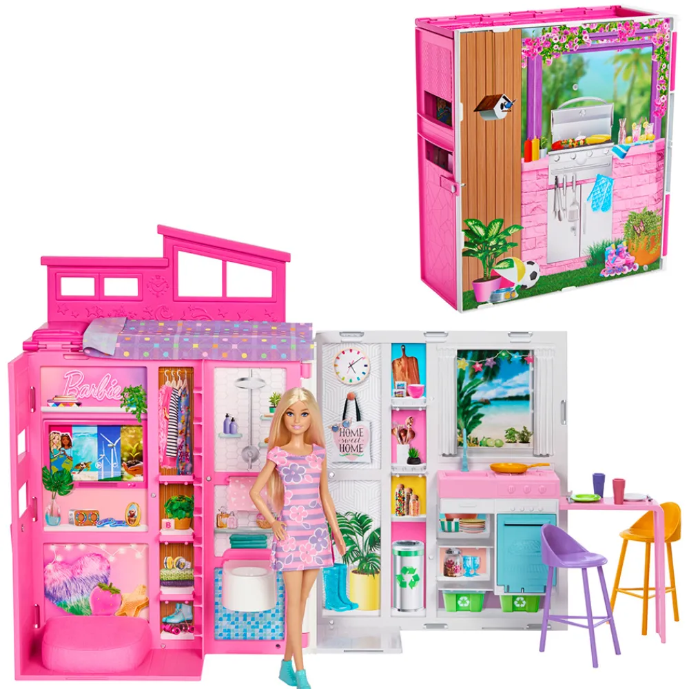 Barbie Smådukker>Getaway House Doll and Playset