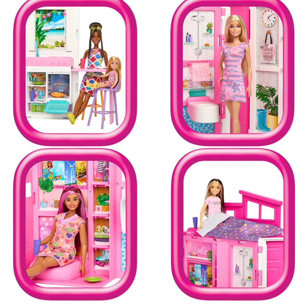 Barbie Smådukker>Getaway House Doll and Playset