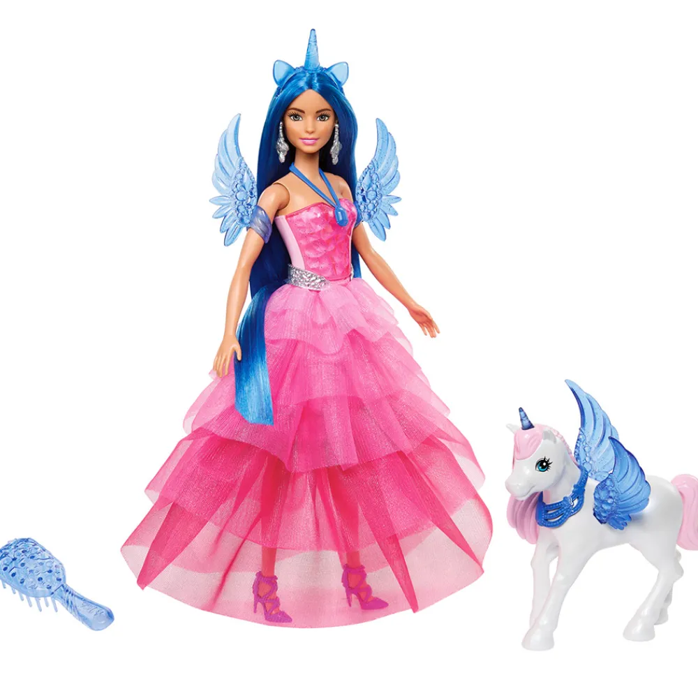 Barbie Smådukker>Touch Of Magic Sapphire Alicorn Doll
