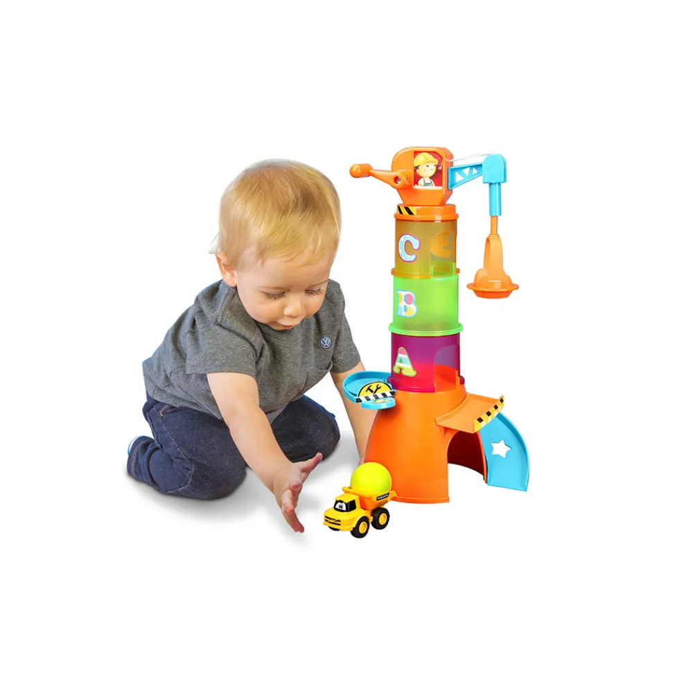 BB Junior Lastebil, Gravemaskin Og Traktor | Lekebiler>Volvo Stacking Crane