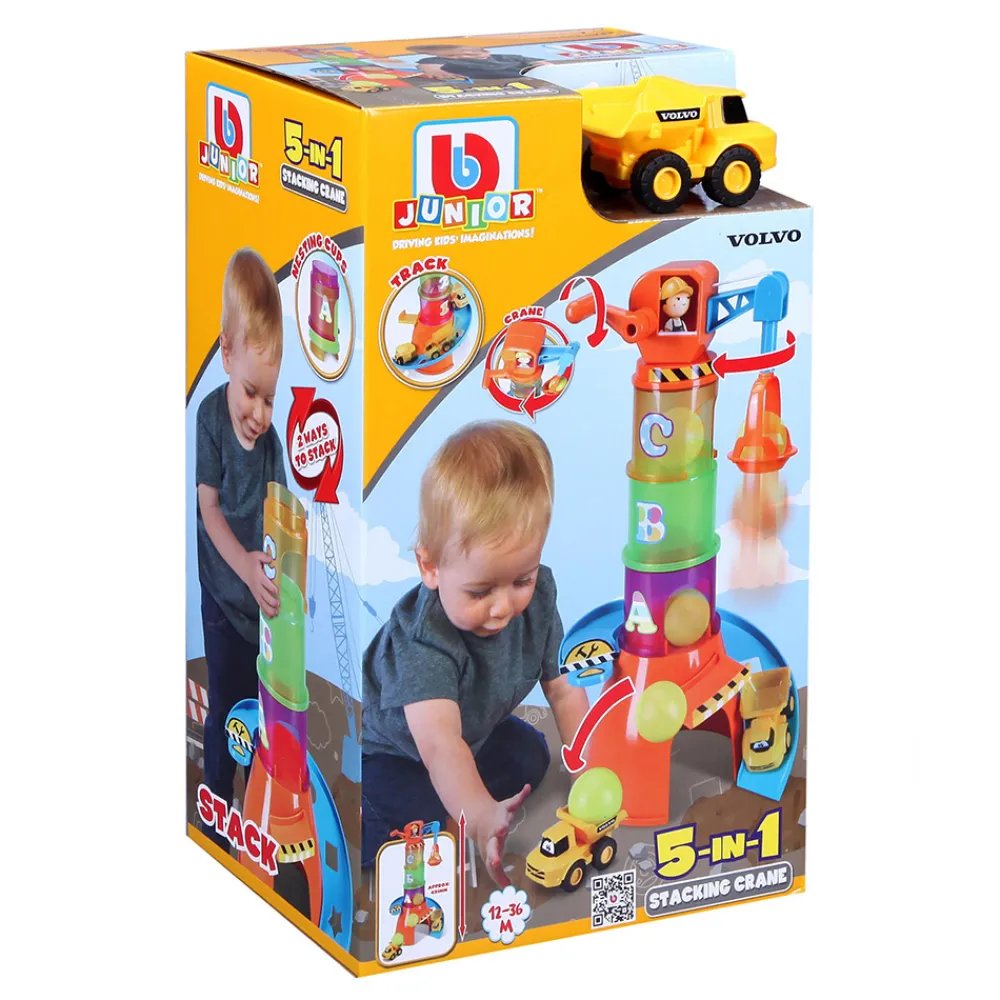 BB Junior Lastebil, Gravemaskin Og Traktor | Lekebiler>Volvo Stacking Crane