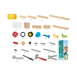Brio Vitenskap Og Byggesett>® BS Byggesett 136 deler