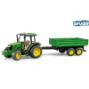 Bruder Lastebil, Gravemaskin Og Traktor>John Deere m/tipp trail