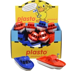 Plasto Vann- Og Badeleker | Sommerlek>Båt rød/blå 22 cm