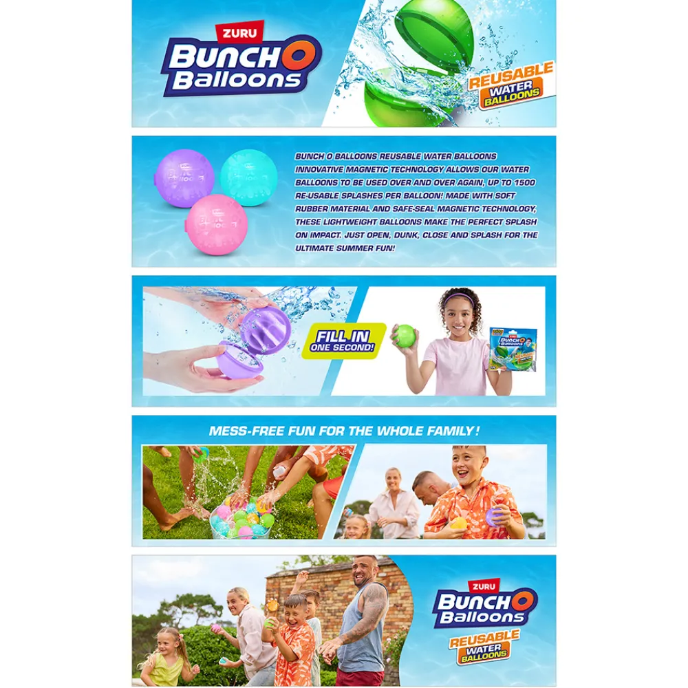 RINGO Vann- Og Badeleker | Sommerlek>Bunch O Balloons Reusable Water Balloons