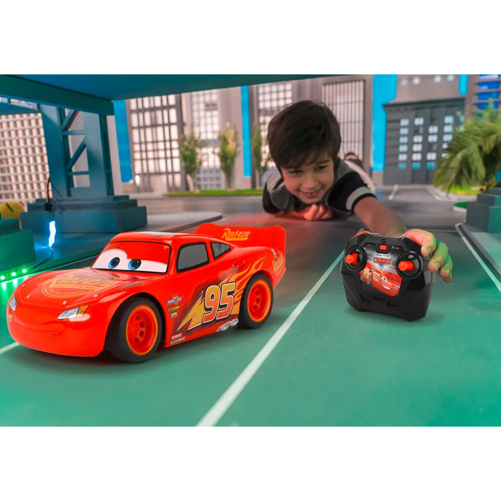 RINGO Tekniske Leker | Radiostyrt Bil Og Baner>Cars 3 Radiostyrt Lynet McQueen Turbo Racer 1:24