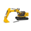 Bruder Lastebil, Gravemaskin Og Traktor>Cat Gravemaskin m/belter