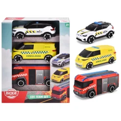Dickie Toys Utrykningskjøretøy>Norske Redningsbiler 3-pk