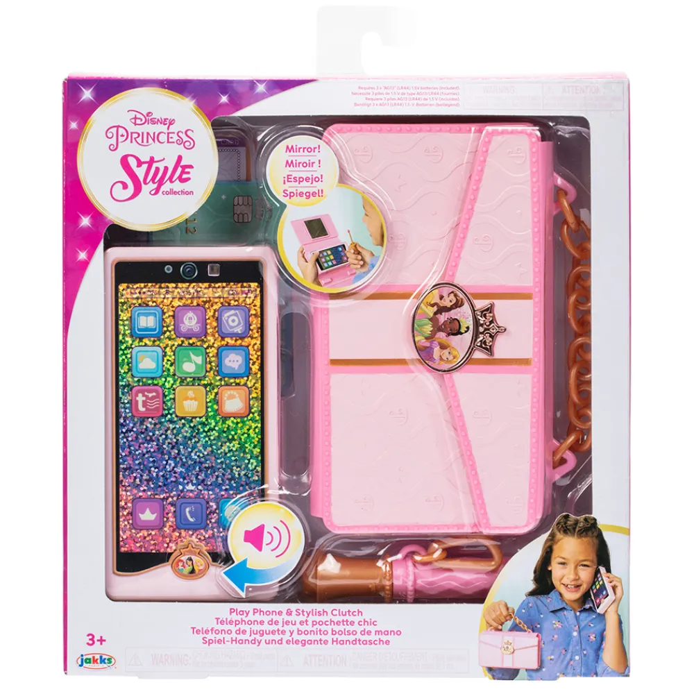 RINGO Smykker Og Vesker | Disney>Disney Princess Style Collection Play Phone & Stylish Clutch