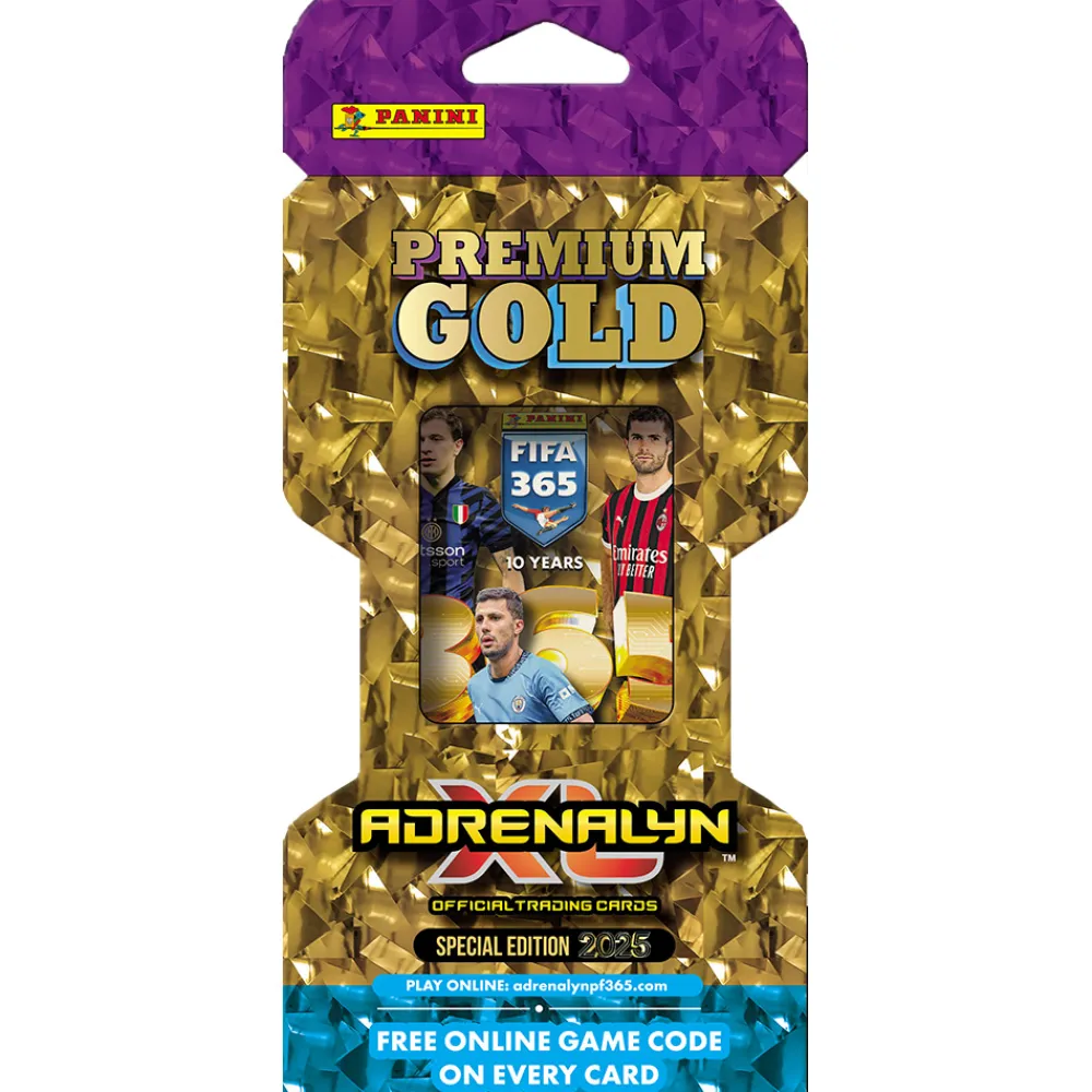 Panini Samlekort Og Spillkort>FIFA 365 Adrenalyn XL 2025 Premium Gold Booster