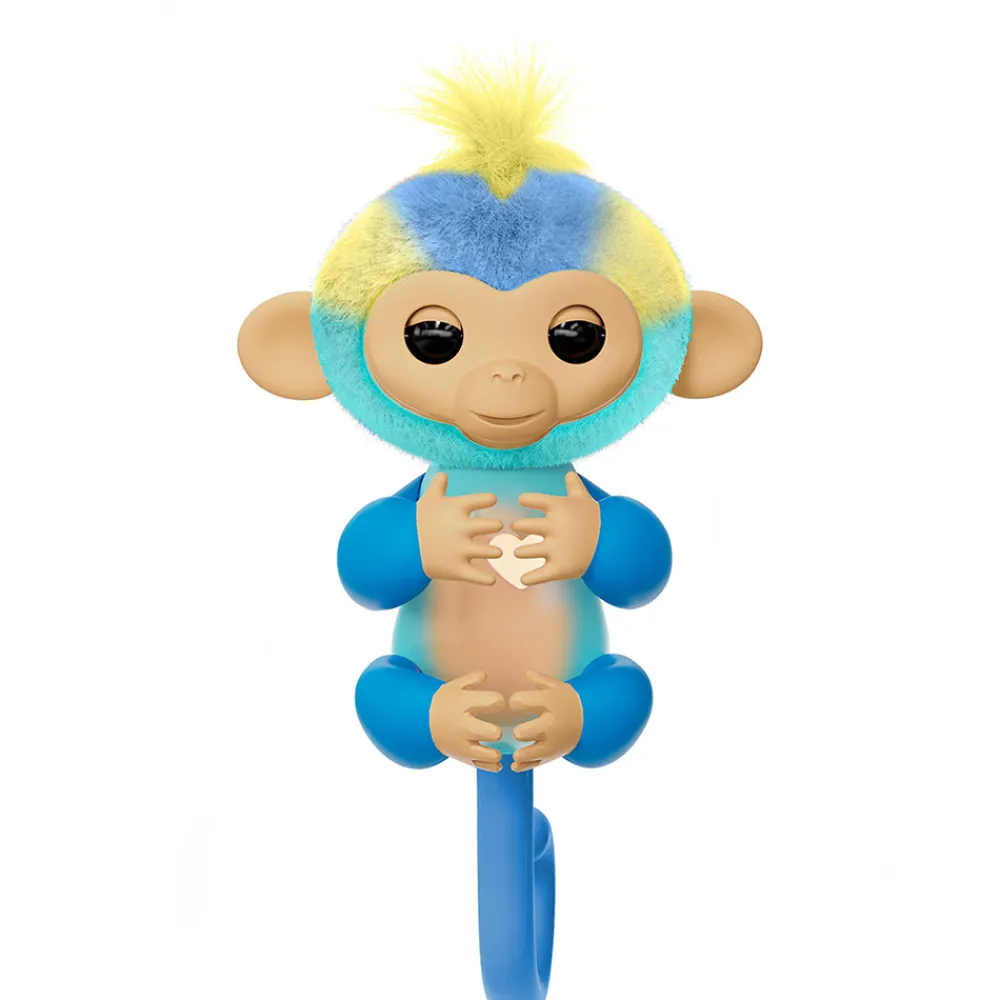 Fingerlings Fidgets Og Småleker | Interaktive Kosedyr>2.0 Basic Monkey Blue - Leo
