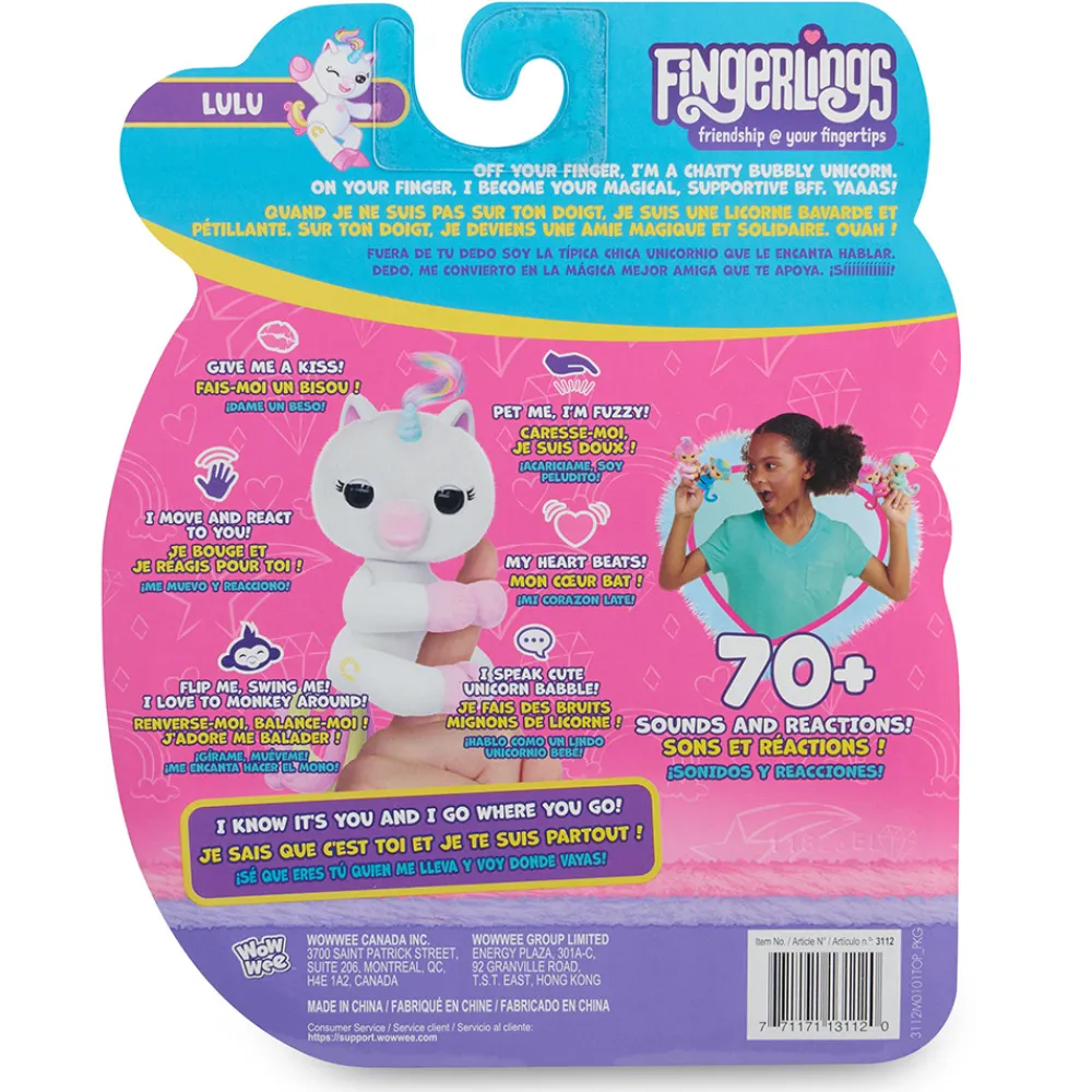 Fingerlings Fidgets Og Småleker | Interaktive Kosedyr>2.0 Basic Unicorn Lulu
