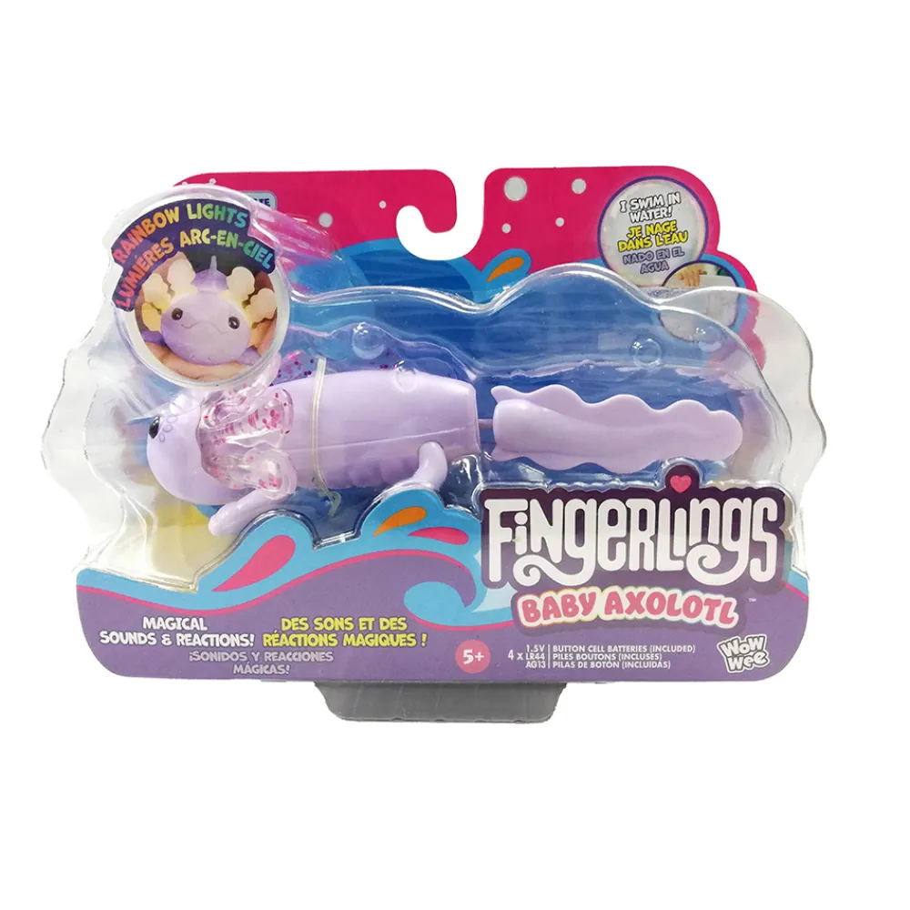 Fingerlings Vann- Og Badeleker | Fidgets Og Småleker>Axolotl Auggie Lilla