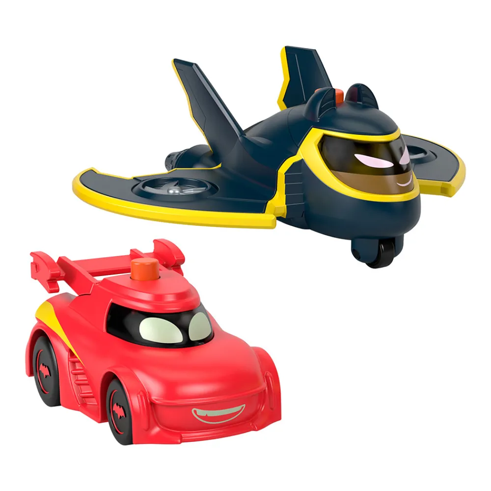 Fisher-Price Lekebiler | Dc>Batwheels 1:55 Light-Up Redbird & Batwing