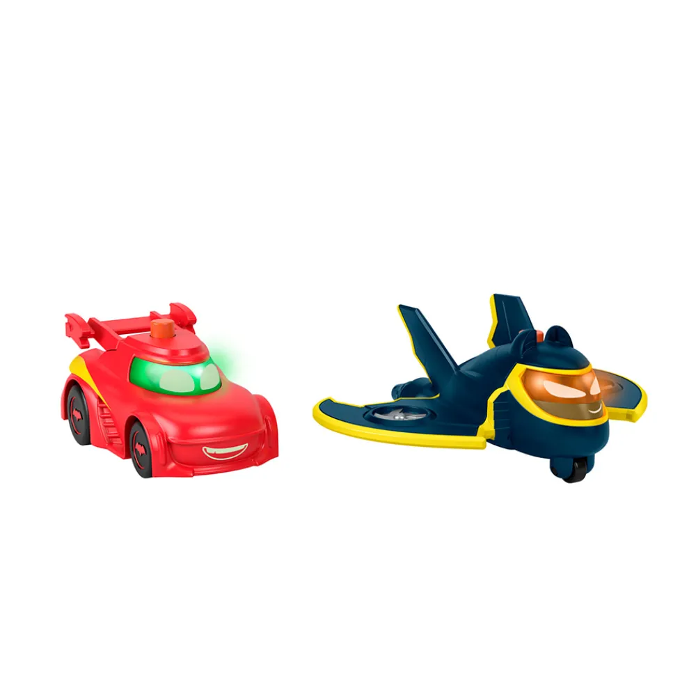 Fisher-Price Lekebiler | Dc>Batwheels 1:55 Light-Up Redbird & Batwing