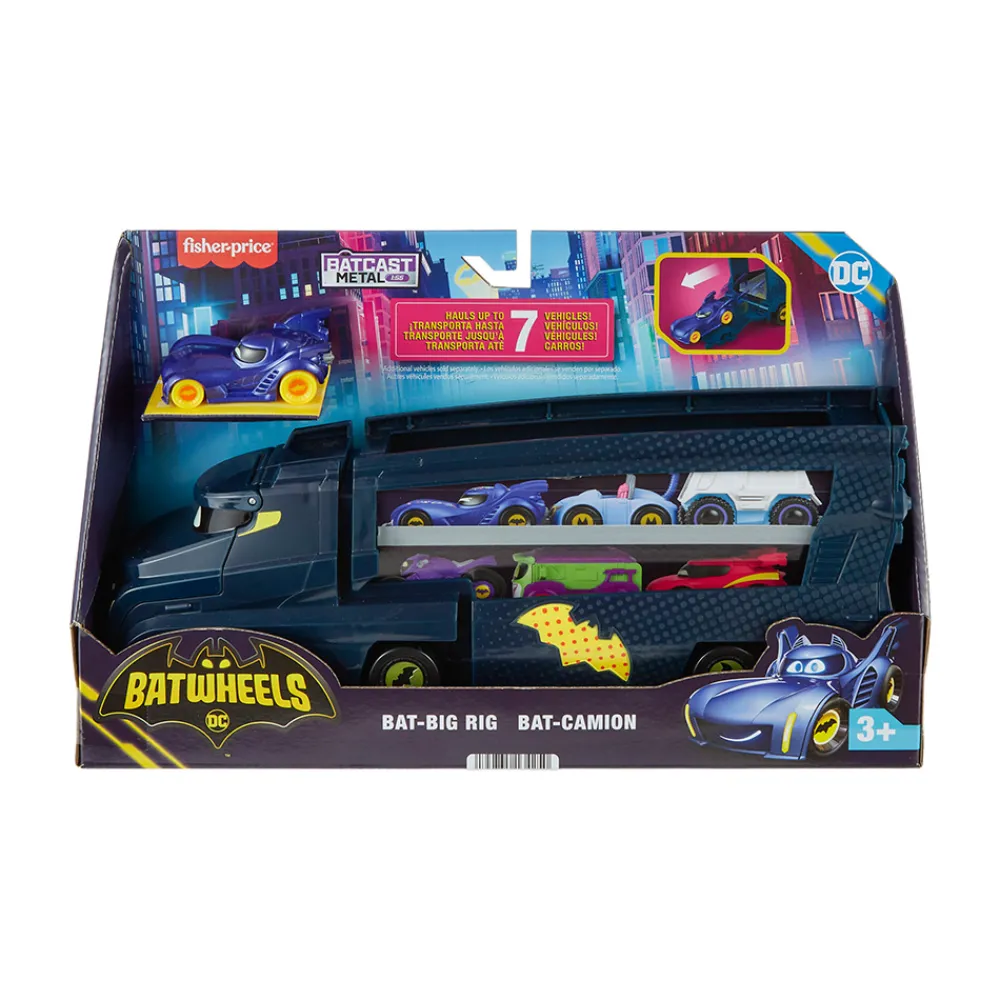 Fisher-Price Lastebil, Gravemaskin Og Traktor | Lekebiler>Batwheels Bat Big Rig Hauler