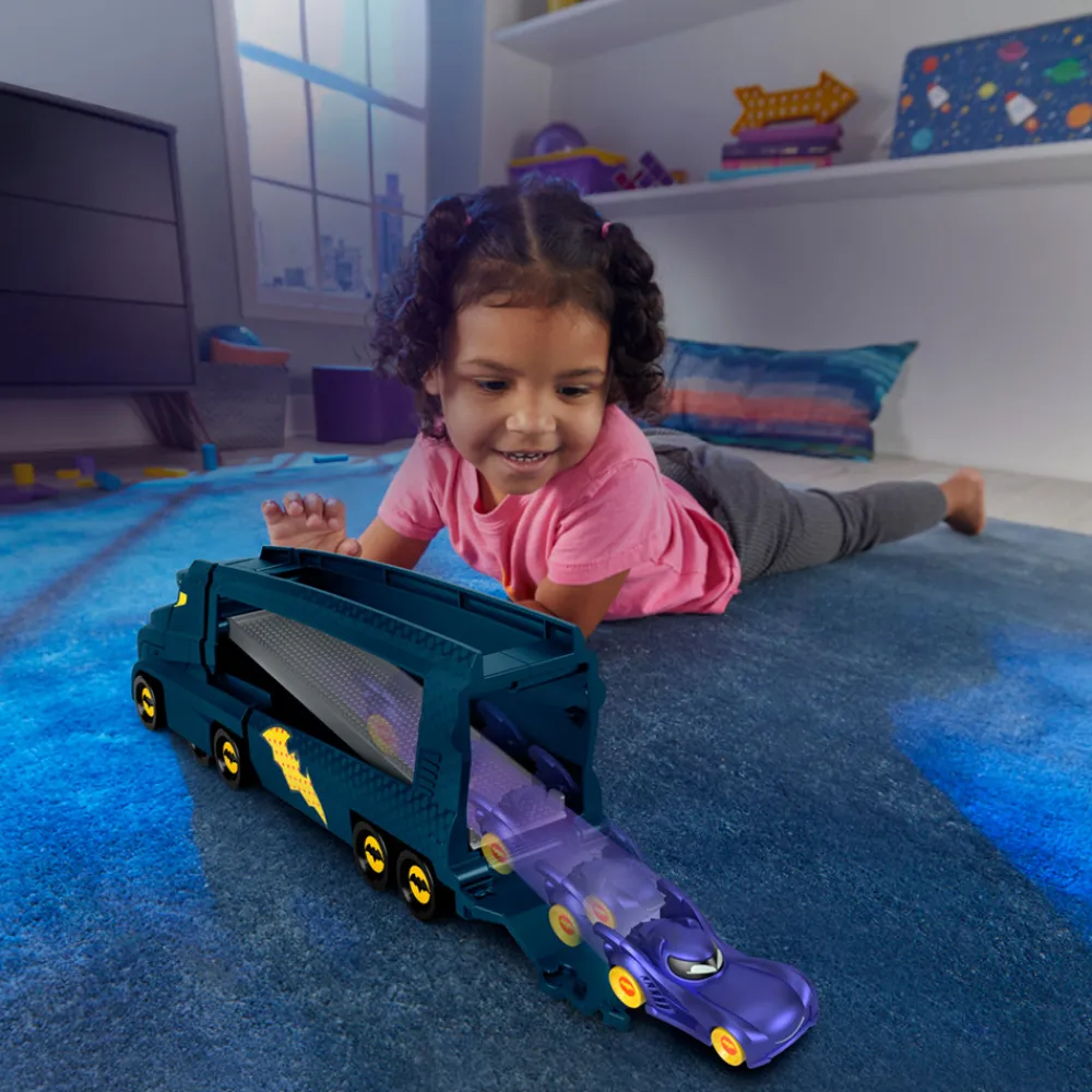 Fisher-Price Lastebil, Gravemaskin Og Traktor | Lekebiler>Batwheels Bat Big Rig Hauler