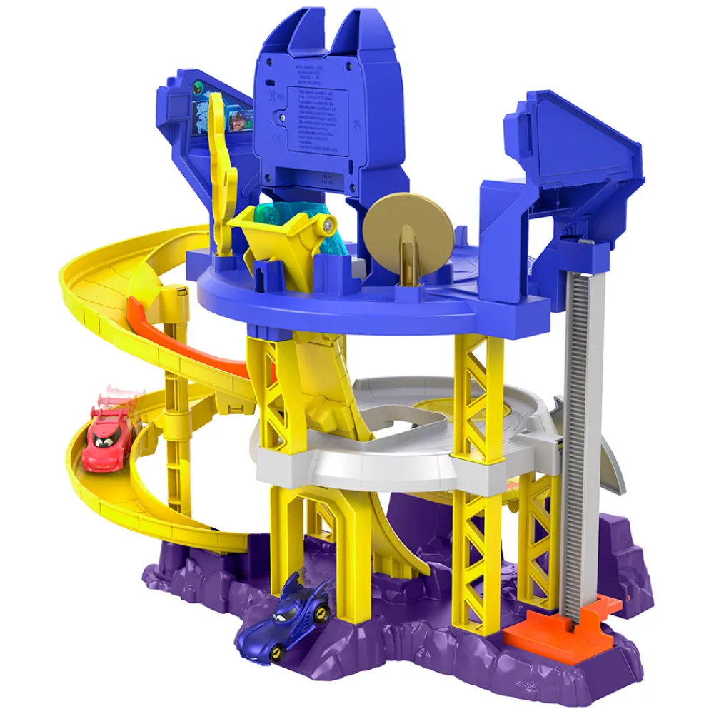 Fisher-Price Radiostyrt Bil Og Baner | Dc>Batwheels Launch & Race Batcave