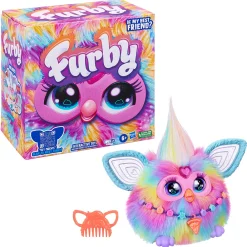 Furby Interaktive Kosedyr>Tie-Dye Rainbow Interact