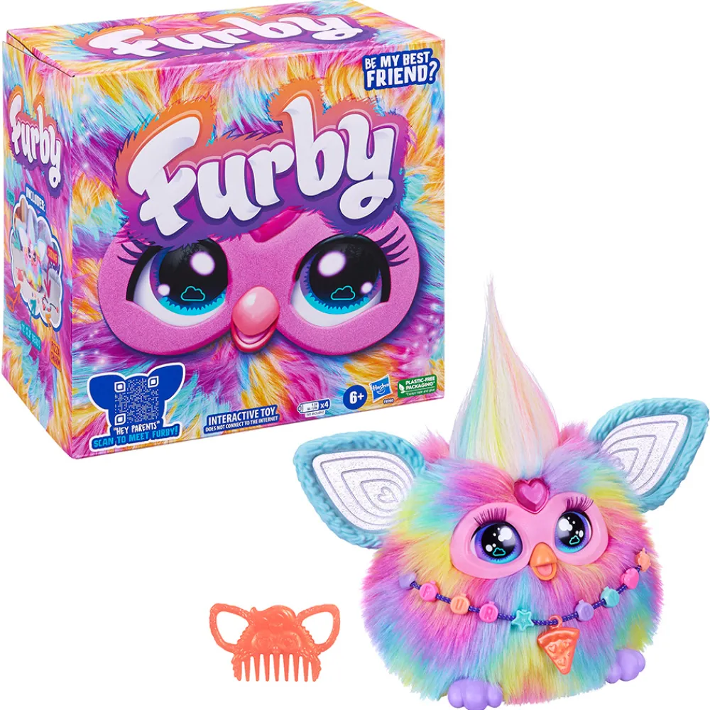 Furby Interaktive Kosedyr>Tie-Dye Rainbow Interact