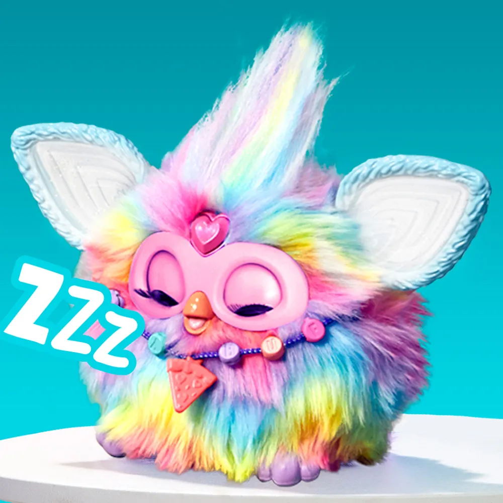 Furby Interaktive Kosedyr>Tie-Dye Rainbow Interact
