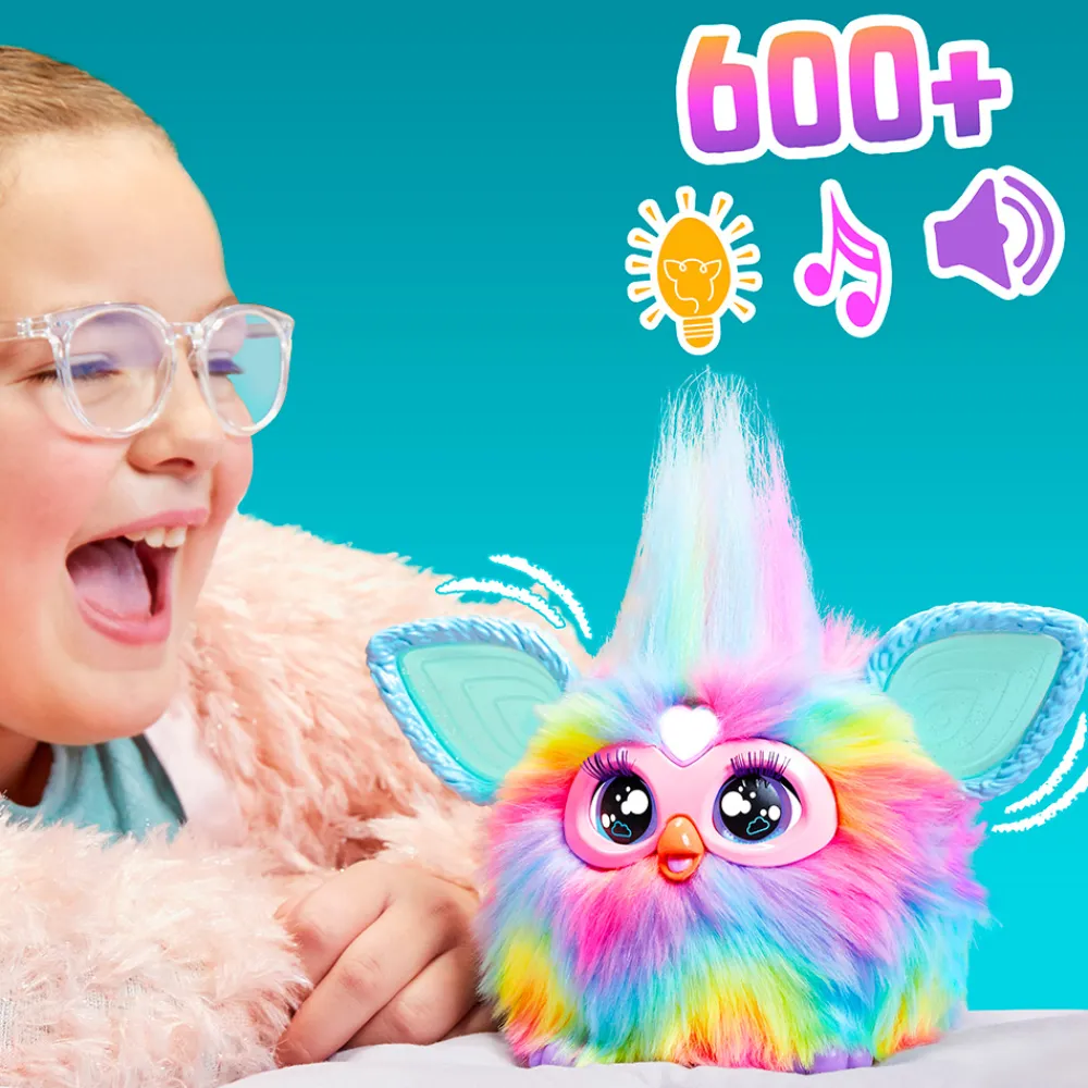 Furby Interaktive Kosedyr>Tie-Dye Rainbow Interact