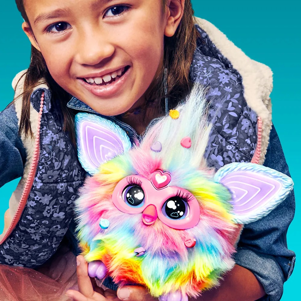 Furby Interaktive Kosedyr>Tie-Dye Rainbow Interact