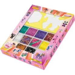 Hama Perler Og Perlesett>Midi kjempe gaveeske rosa 7.200 stk.