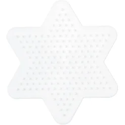 Hama Perler Og Perlesett>Midi perleplate - Liten stjerne
