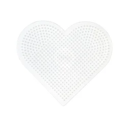 Hama Perler Og Perlesett>Midi perleplate - Stort hjerte