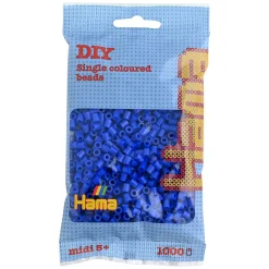 Hama Perler Og Perlesett>Midi perler 1000 stk. Blå