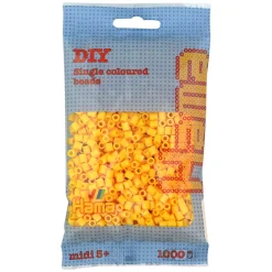 Hama Perler Og Perlesett>Midi perler 1000 stk. Gul