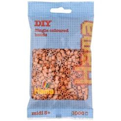 Hama Perler Og Perlesett>Midi perler 1000 stk. Lysebrun