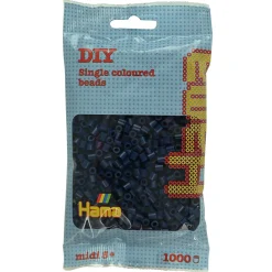 Hama Perler Og Perlesett>Midi perler 1000 stk. Midnatt blå
