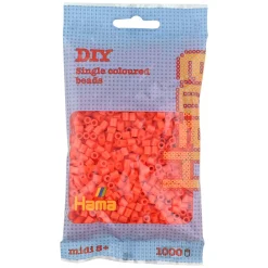Hama Perler Og Perlesett>Midi perler 1000 stk. Oransje