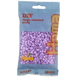 Hama Perler Og Perlesett>Midi perler 1000 stk. Pastell syrin