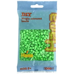 Hama Perler Og Perlesett>Midi perler 1000 stk. Pastell grønn