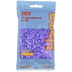 Hama Perler Og Perlesett>Midi perler 1000 stk. Pastell lilla