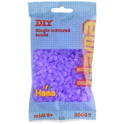Hama Perler Og Perlesett>Midi perler 1000 stk. Transparent syrin
